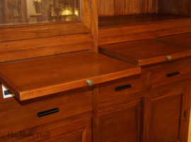 Kast  H249cm B280cm Massief Teakhout,  2 delig