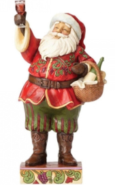 Toasting Traditions H 26,5cm Jim Shore Kerstman 4058788 te koop tijdens de live op 7 dec.