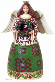 Prepare For Christmas Joy  25cm JIM SHORE ENGEL collector's item uit 2012 4027719 retired