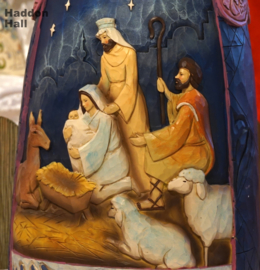 Nativity Angel Statue H 50cm! Jim Shore 4059402 Supersize Kerst Engel uit 2017 retired * aanbieding