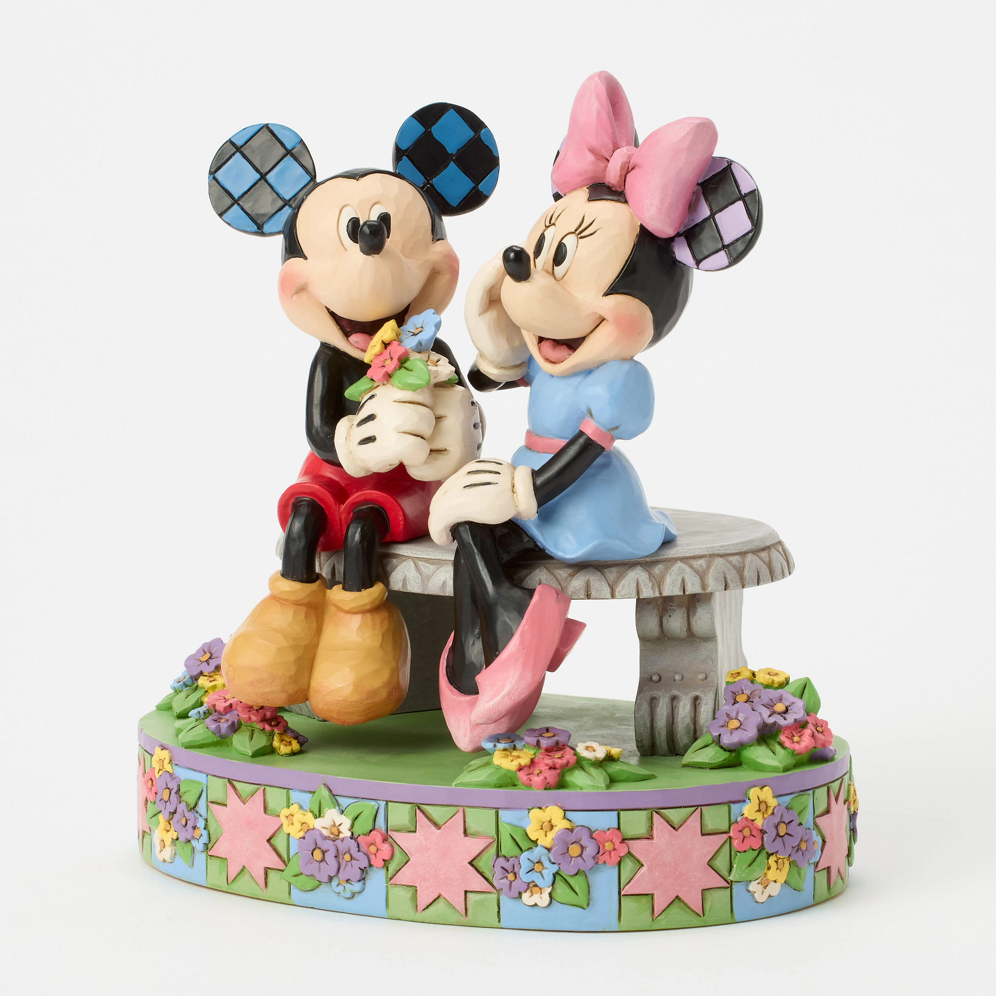 Mickey & Minnie "A Blooming Romance" H 16 cm Jim Shore 6017845