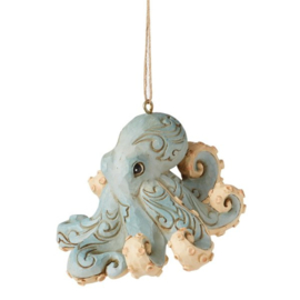 Coastal Hanging Ornaments * - Set van 2 - Turtle & Octopus  - Jim Shore