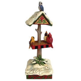 Birds on Birdfeeder H18cm Jim Shore 6011856 retired *