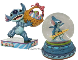 Stitch - Set van 2 - Bizarre Bunny & Waterbal - Jim Shore retired *