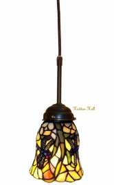 9920 345 * Hanglamp Tiffany kapje Ø12cm  Libelle  motief