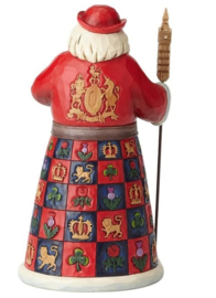 British Santa  "A British Christmas" H18cm Jim Shore 60101452, retired
