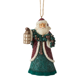 Victorian Santa with Lantern Ornament * H10cm Jim Shore 6006601