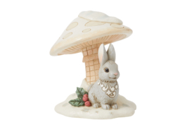 White Woodland Winter Bunny *  H10cm Jim Shore 6015157