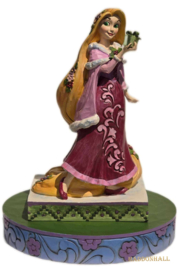 Rapunzel Christmas H18cm + BASE COLOR Ø16cm  Jim Shore 6008981 retired, superaanbieding 