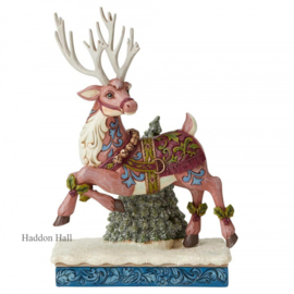 Victorian Reindeer "Aventure Bound" * H 26cm Jim Shore 6004181 retired, last ones left