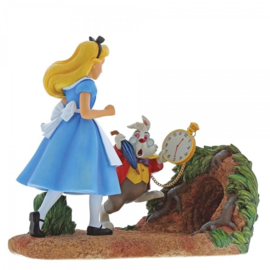 ALICE Figurine "Mr. Rabbit, Wait" H18,5cm Enchanting Disney A29032 retired, laatste exemplaren *