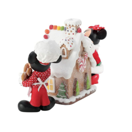 Mickey and Minnie's Gingerbread House H13cm Disney by D56 6016447