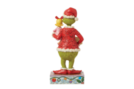 Grinch & Cindy Holding Naughty-Nice Sign H24,5cm Jim Shore 6015212 , retired , aanbieding