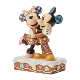 Mickey & Minnie Gingerbread "Sugar Coated Sweethearts" H16cm Jim Shore 6018705 PREORDER
