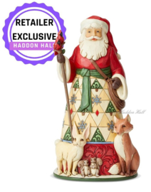 Event Exclusive - Santa Animals -H26cm  Jim Shore 6005246  Eventpiece 2019 retired *