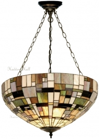 1143 SU3 * Hanglamp Tiffany Ø50cm  Art Deco Green