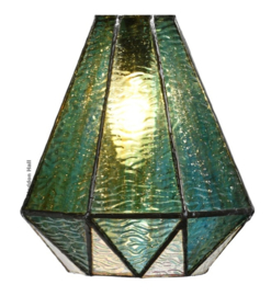 8114 410 * Wandlamp met Tiffany kap Ø16cm Arata Green