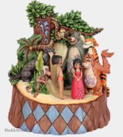 Jungle Book Carved by Heart Jim Shore 6010085  retired , uitverkocht