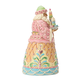 Sweets Pastel Santa with Macaron Staff H26cm Jim Shore 6018891 PREORDER
