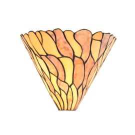 8440 Wandlamp Tiffany B30cm Schelpmodel Jade