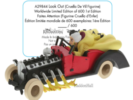 Cruella De Ville B26,5cm Limited Edition  A29844  Retailer Exclusive , numbered by hand