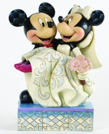 MICKEY & MINNIE  Congratulations!   17 cm  JIM SHORE 4033282 *