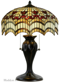 TG67L Tafellamp H58cm met Tiffany kap Ø43cm Vesta