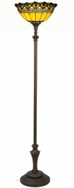 5682 Vloerlamp H182cm met Tiffany kap Ø40cm Uplicht