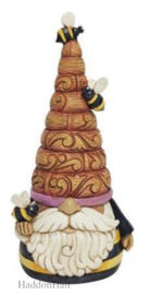 Gnome with Bees H15cm Jim Shore 6010287 retired ,  laatste exemplaar