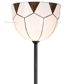 8169 * Vloerlamp Uplight  H178 met Tiffany kap Ø43cm Carraway