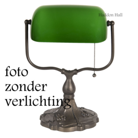 1144GR * Bureaulamp Libelle met Glazen kap Groen