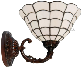 5935 8829 Wandlamp Bruin met Tiffany kap Ø25cm Art Deco Paris