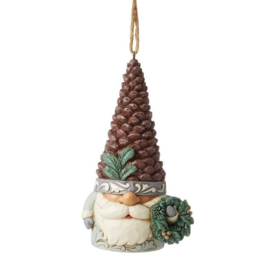 Gnome Pinecone Hanging Ornament H11cm Jim Shore 6012689 retired *