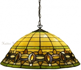 5804 97 *Hanglamp Tiffany Ø51cm  Olive laatste exemplaren