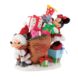Mickey & Minnie Christmas Eve H23cm Possible Dreams Retired 6009675