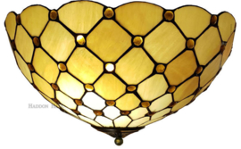 LT16668 * Plafonniere Tiffany Ø40cm Golden Pearl