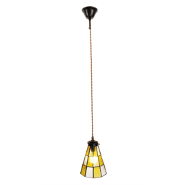 6199 * Hanglamp met Tiffany kap Ø15cm Flavum