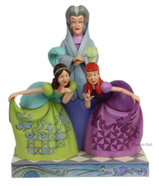 CINDERELLA Transformation , Lady Tremaine, Anastasia & Drizella  2 Jim Shore beelden retired *