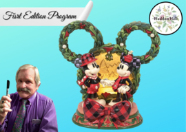 Mickey & Minnie "Magical Winter Moments" Diorama H19,5 Jim Shore 6016880FE * let op, lees de omschrijving.