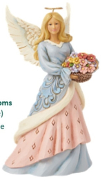 "Heavenly Blooms" Angel with Flower Basket H23cm Jim Shore 6016370