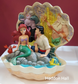 Ariel Shell figurine  21 cm hoog Jim Shore 6005956 Disney Traditions ,  retired *