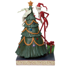 Nightmare - Jack & Zero by Tree Jim Shore 6008991 Glow in the Dark retired , aanbieding