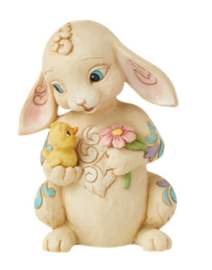 Bunny with Chick Mini Figurine H9cm Jim Shore 6015534