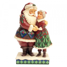 Santa & Mrs. Claus  Cutest Christmas Couple  H 21 cm Jim Shore 6001465, retired *