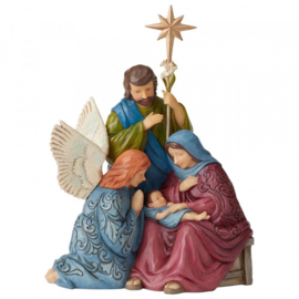 Victorian Holy Family H28,5cm "Child of Grace" Jim Shore 6004185 retired, laatste exemplaar