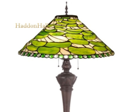 6352 Vloerlamp met Bolling H170cm met Tiffany kap Ø51cm Wilderness