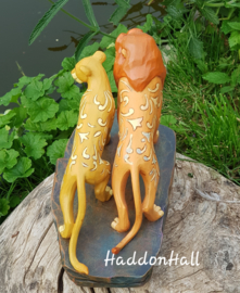 Lion King SIMBA & NALA "Love at Pride Rock" H 15cm 4040432 Disney Traditions retired *