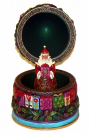 Believe in the magic of Chirstmas  4014473 Kerstman in doos H 16cm Jim Shore uit 2009 retired *