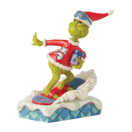 Grinch Snowboarding H15cm Jim Shore 6017066