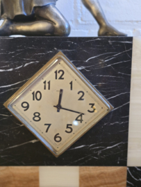 Art Deco Klok Ca1925 Frankrijk 3-delig